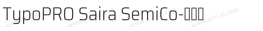 TypoPRO Saira SemiCo字体转换
